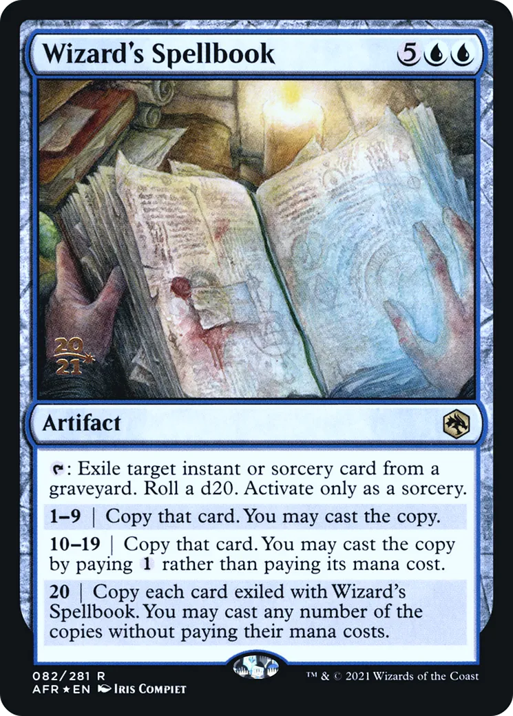 Wizard's Spellbook — Adventures in the Forgotten Realms Promos — Magic: The Gathering
