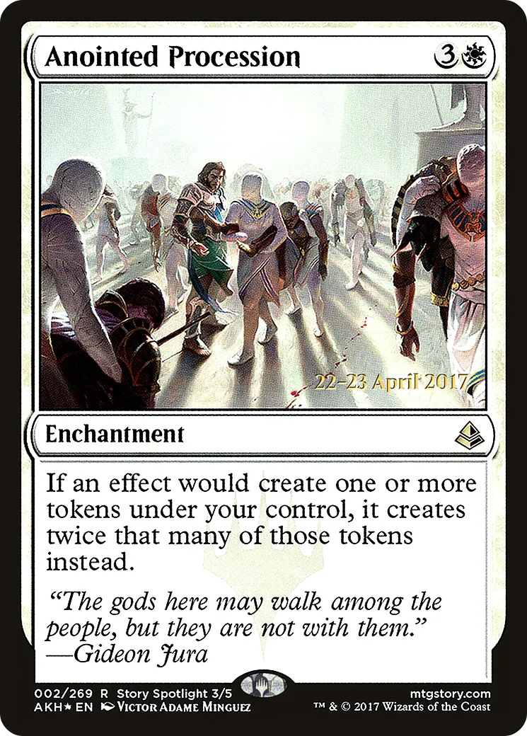 Anointed Procession from Amonkhet Promos - Magic: The Gathering