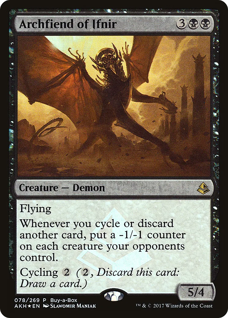 Archfiend of Ifnir — Amonkhet Promos — Magic: The Gathering