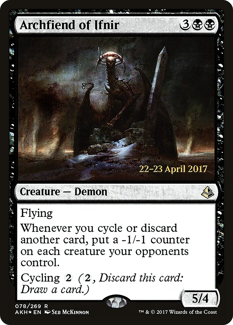 Archfiend of Ifnir — Amonkhet Promos — Magic: The Gathering