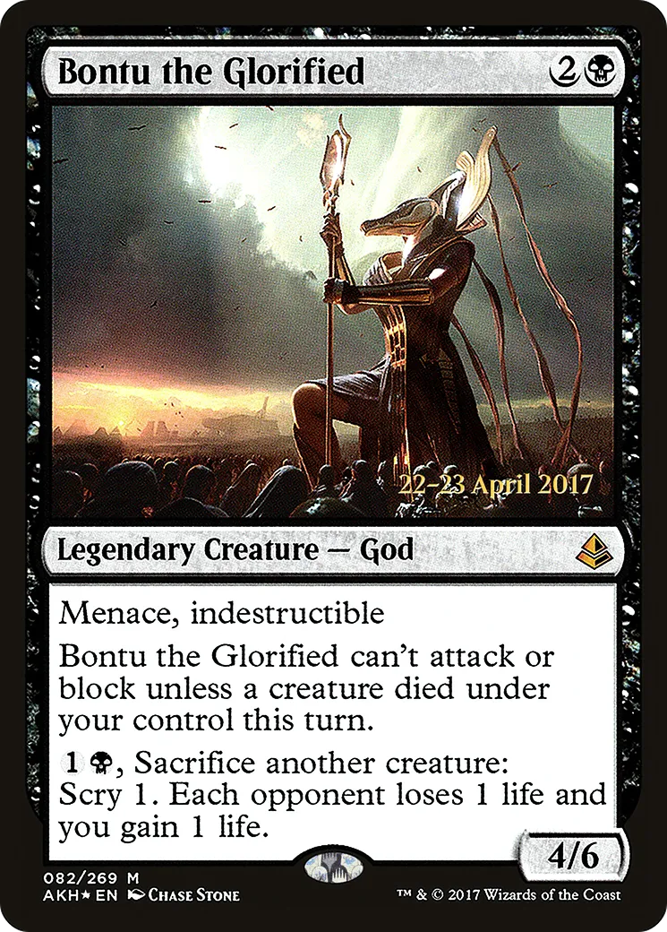 Bontu the Glorified — Amonkhet Promos — Magic: The Gathering