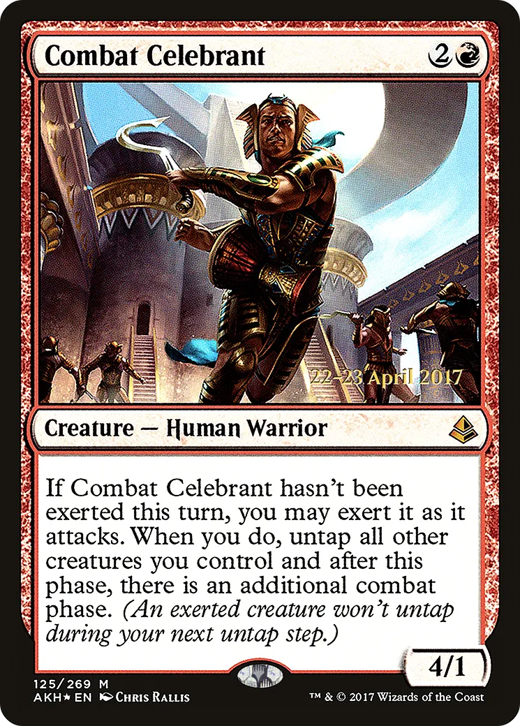 Célébrant de combat from Amonkhet Promos - Magic: The Gathering