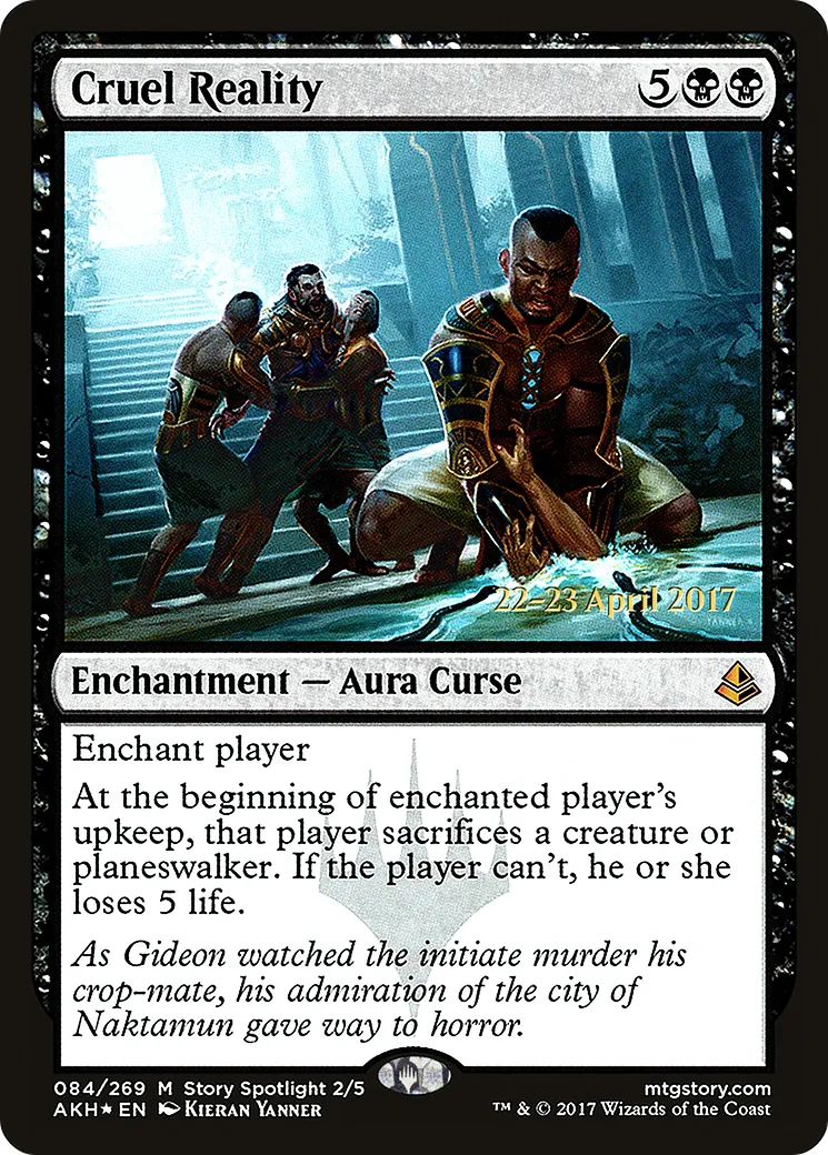 Cruel Reality — Amonkhet Promos — Magic: The Gathering