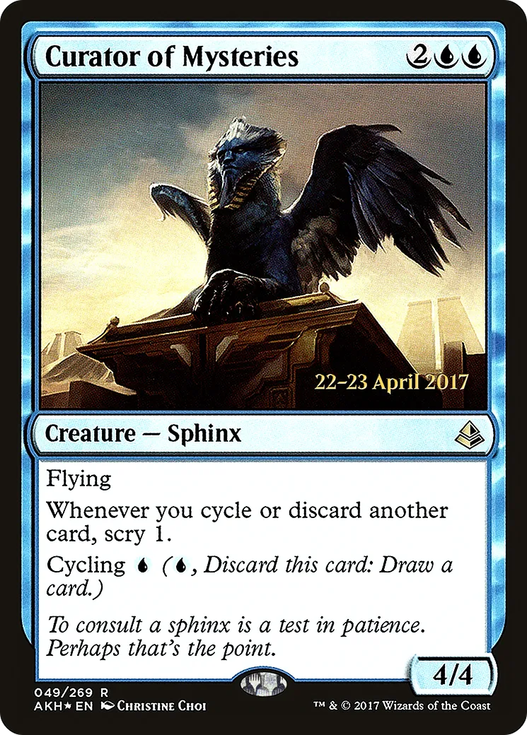 Curator of Mysteries — Amonkhet Promos — Magic: The Gathering