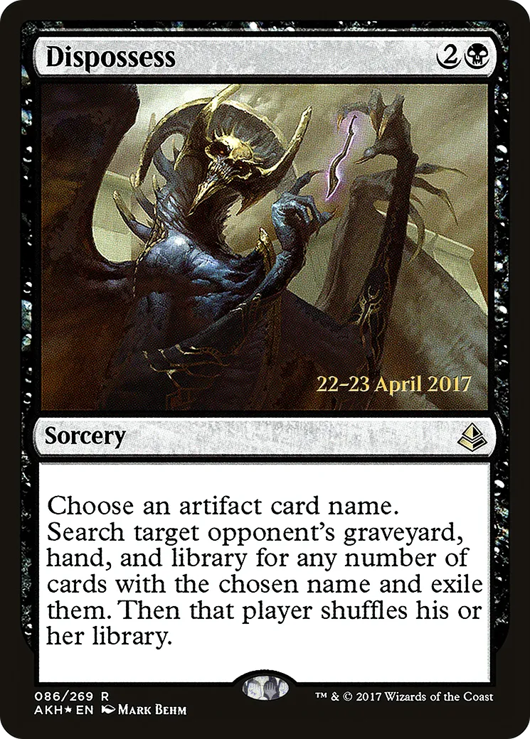 Dispossess — Amonkhet Promos — Magic: The Gathering