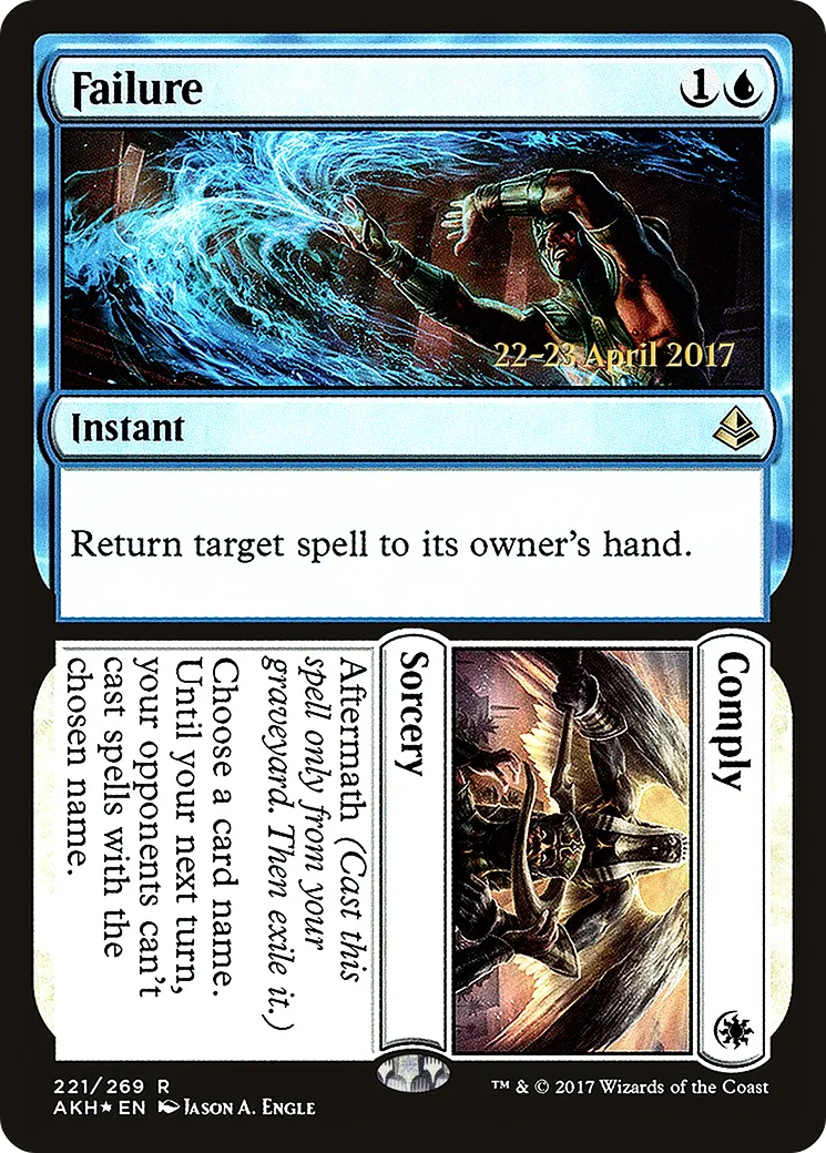 Refus // Obtempérer — Amonkhet Promos — Magic: The Gathering