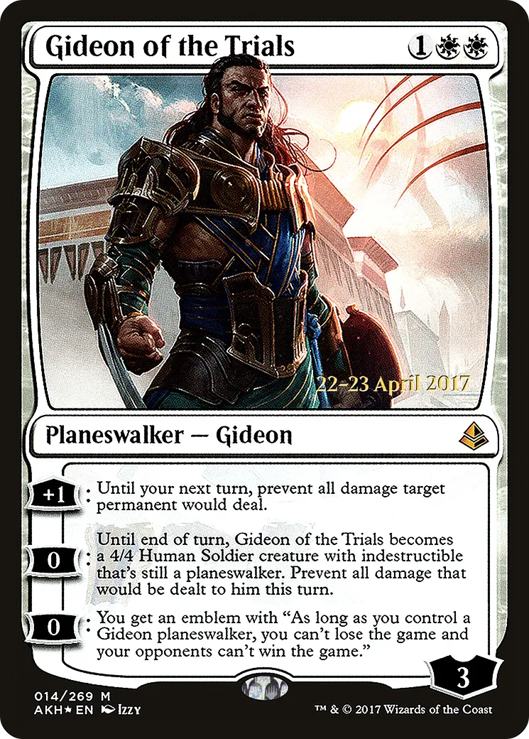 Gideon of the Trials — Amonkhet Promos — Magic: The Gathering