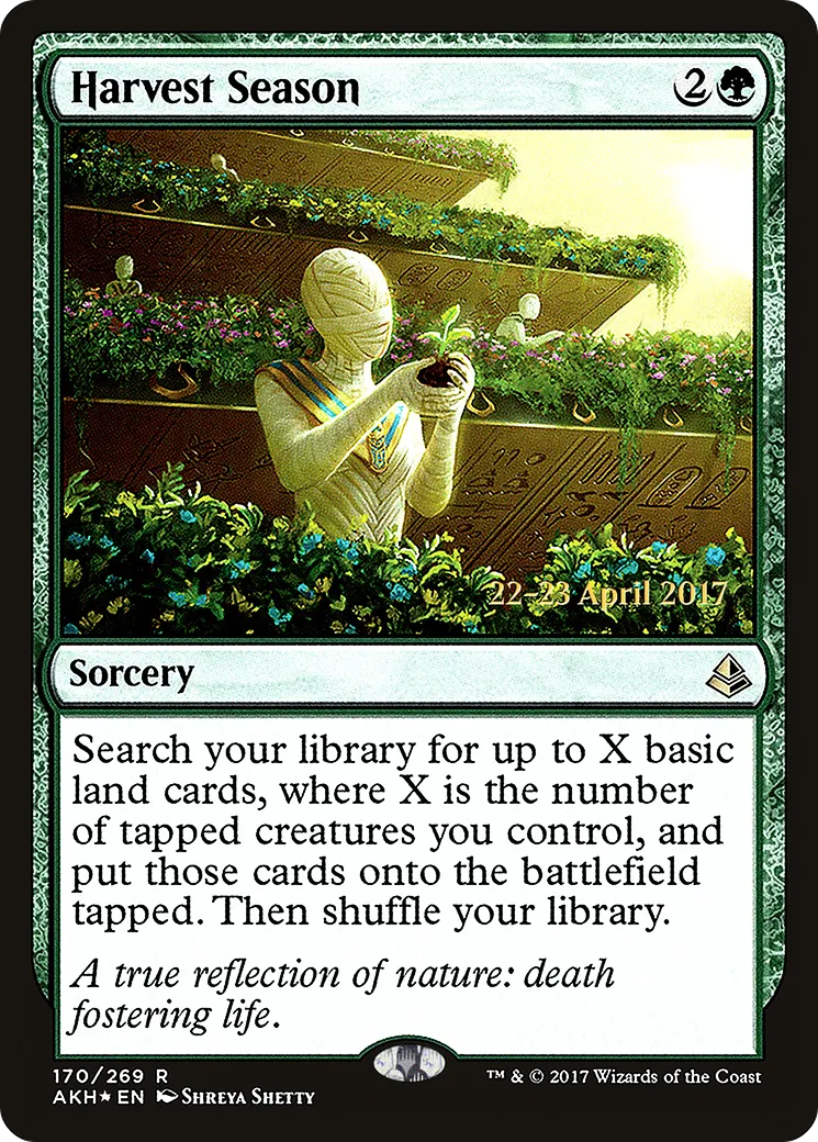 Saison des récoltes — Amonkhet Promos — Magic: The Gathering