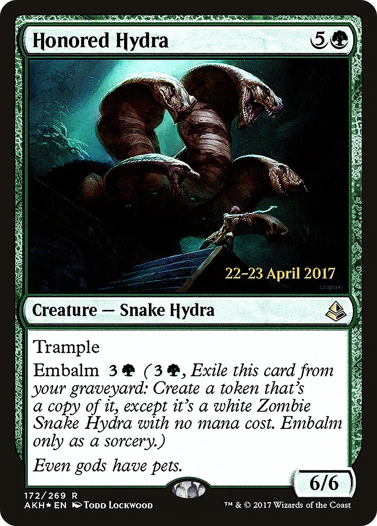 Honored Hydra — Amonkhet Promos — Magic: The Gathering
