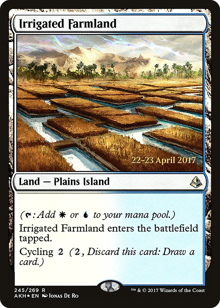 Irrigated Farmland — Amonkhet Promos — Magic: The Gathering
