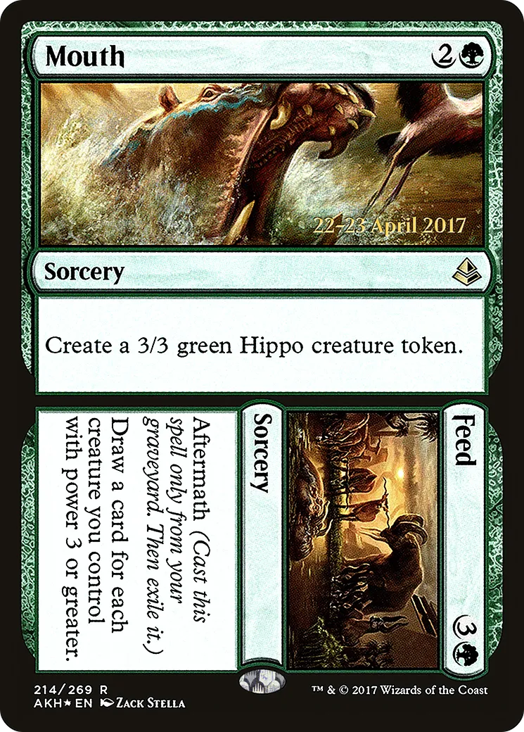 Mouth // Feed — Amonkhet Promos — Magic: The Gathering