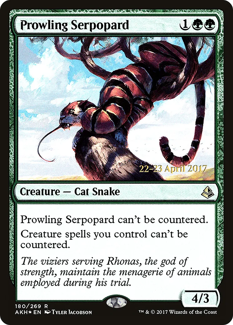 Serpopard rôdeur — Amonkhet Promos — Magic: The Gathering