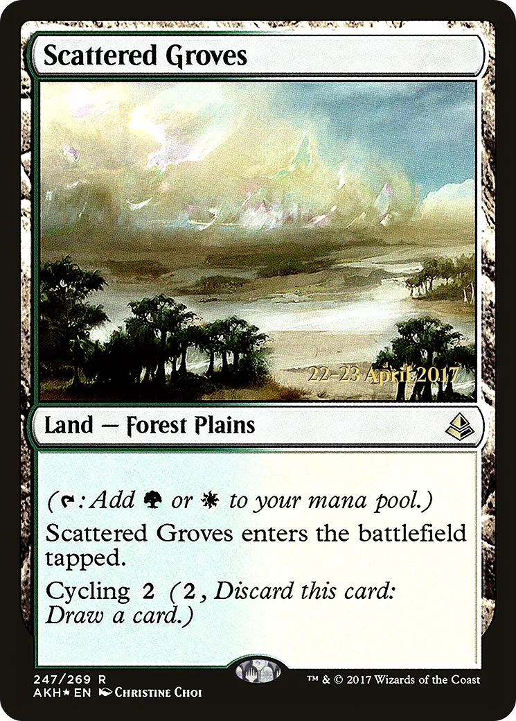Scattered Groves — Amonkhet Promos — Magic: The Gathering