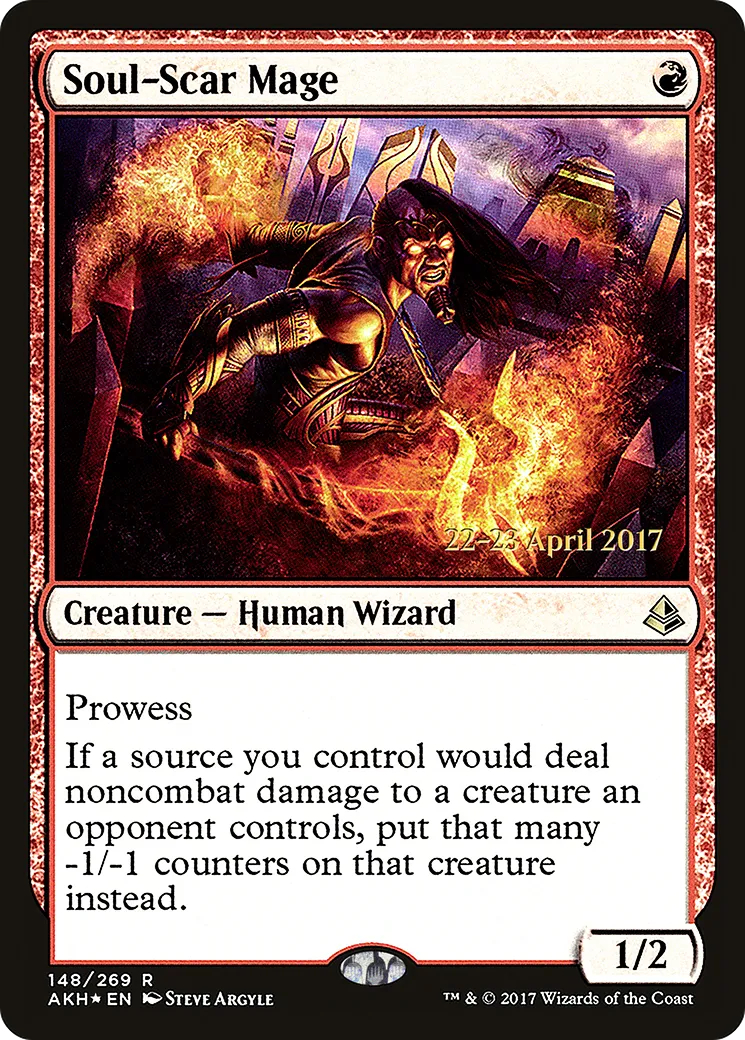 Soul-Scar Mage — Amonkhet Promos — Magic: The Gathering