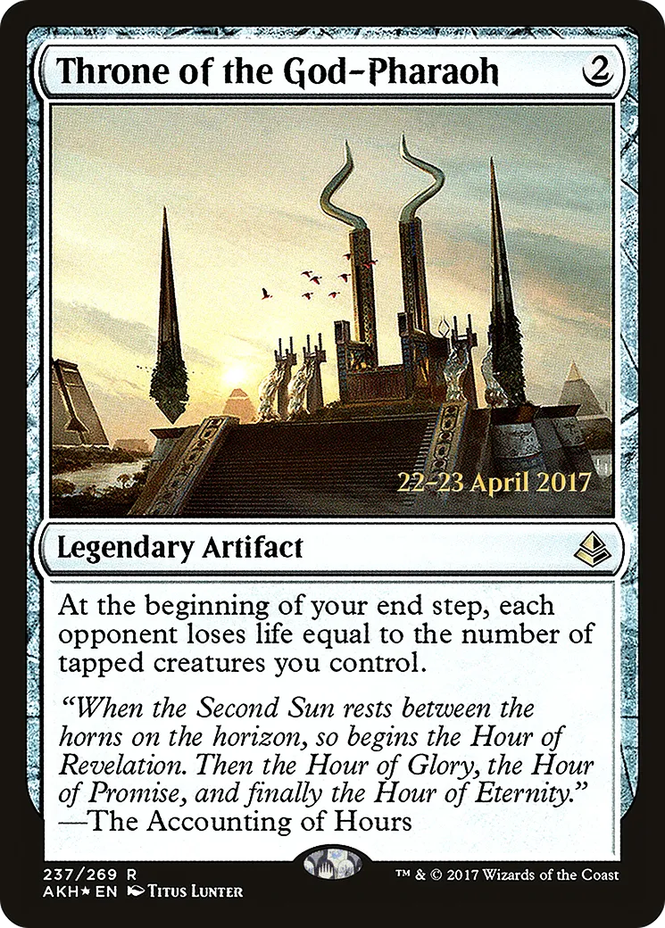 Throne of the God-Pharaoh — Amonkhet Promos — Magic: The Gathering
