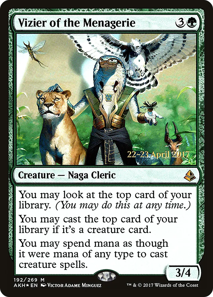 Vizir de la ménagerie — Amonkhet Promos — Magic: The Gathering
