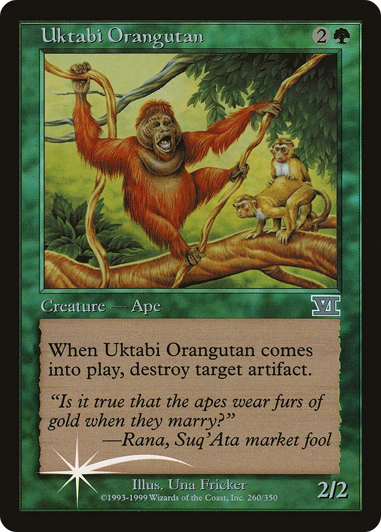 Uktabi Orangutan — Arena League 2000 — Magic: The Gathering