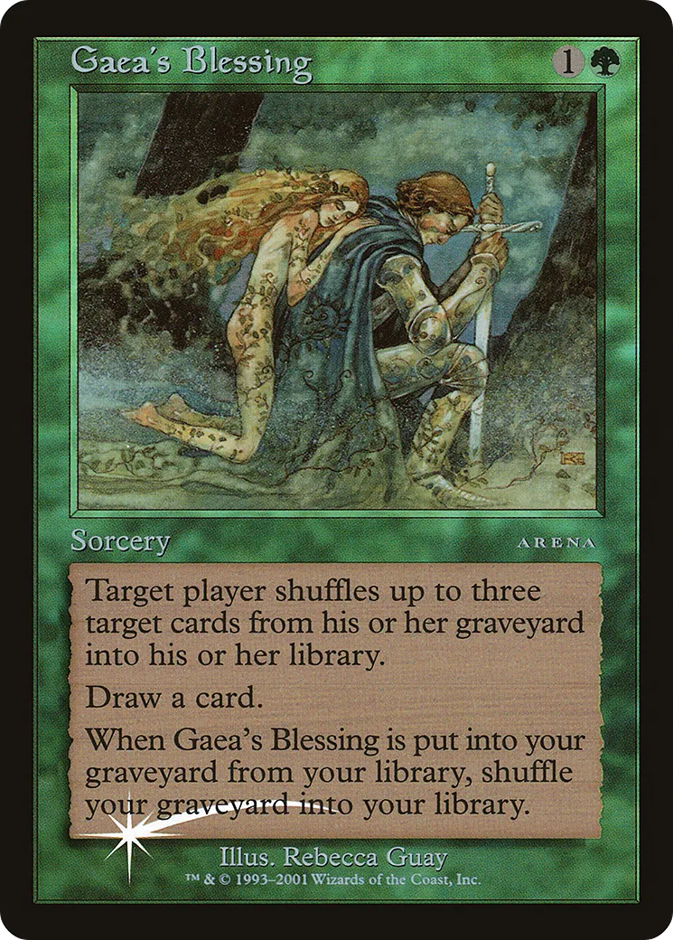 Bénédiction selon Gaia — Arena League 2001 — Magic: The Gathering