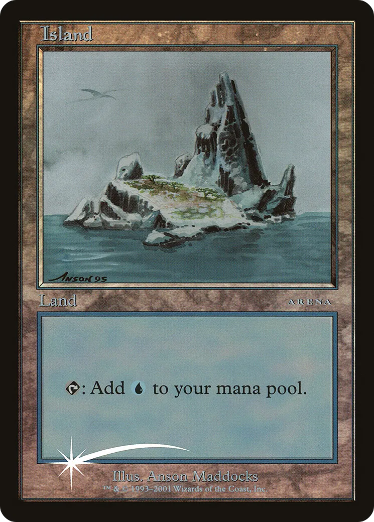 Island — Arena League 2001 — Magic: The Gathering