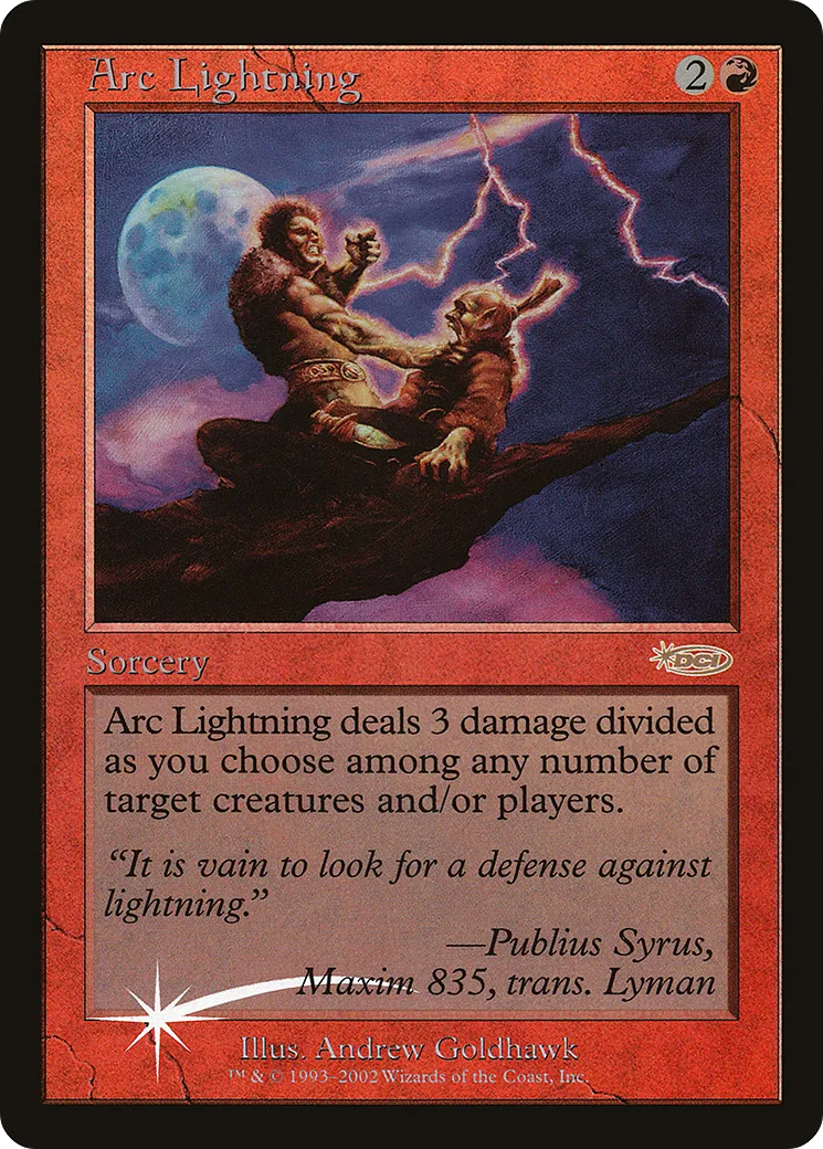 Arc Lightning — Arena League 2002 — Magic: The Gathering