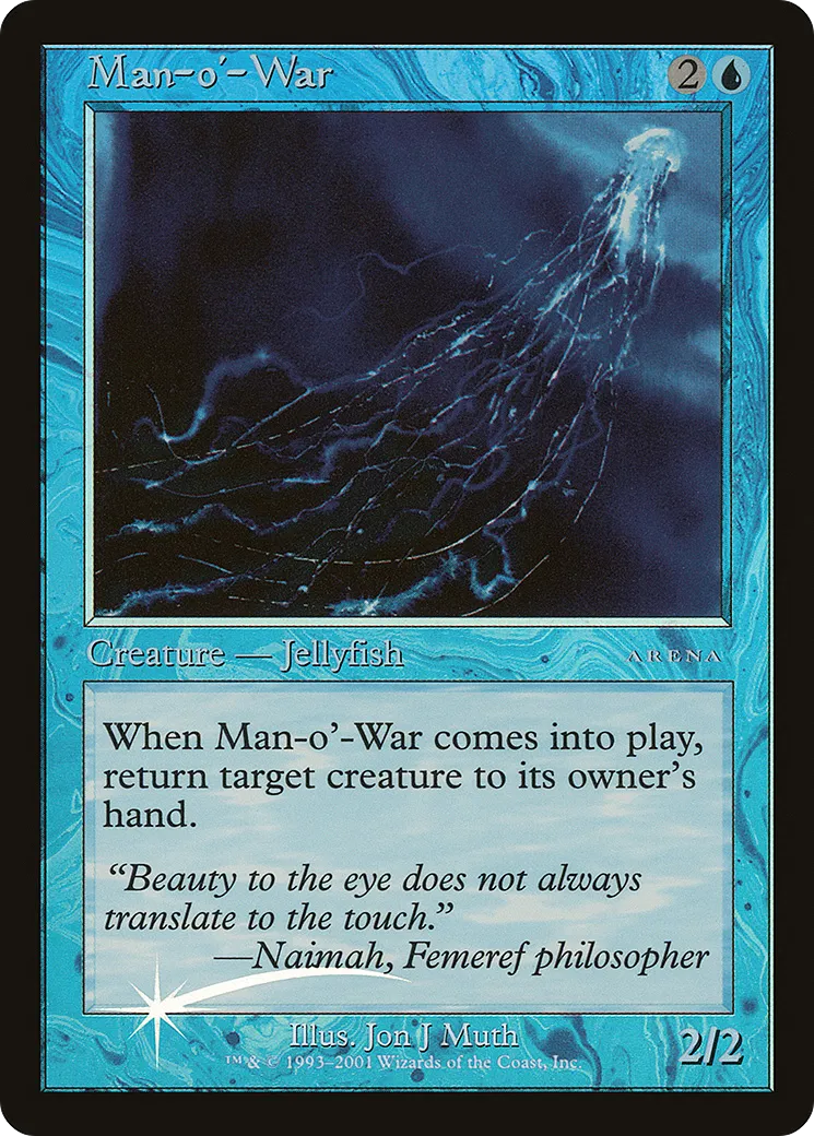 Man-o'-War — Arena League 2002 — Magic: The Gathering
