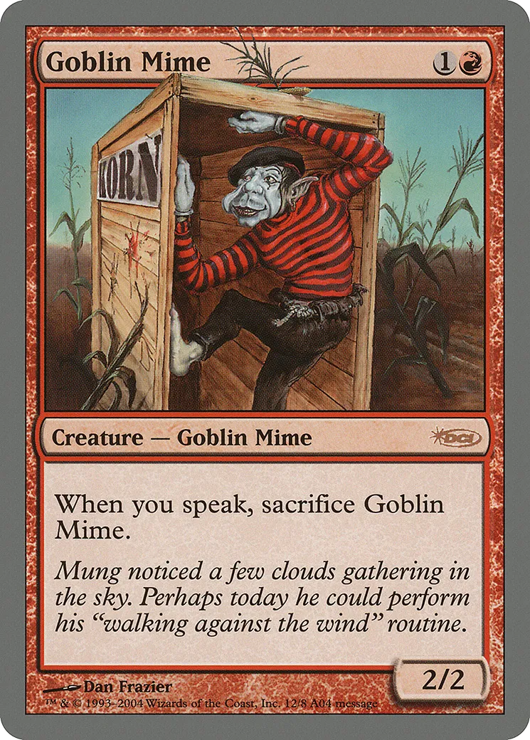 Goblin Mime — Arena League 2004 — Magic: The Gathering