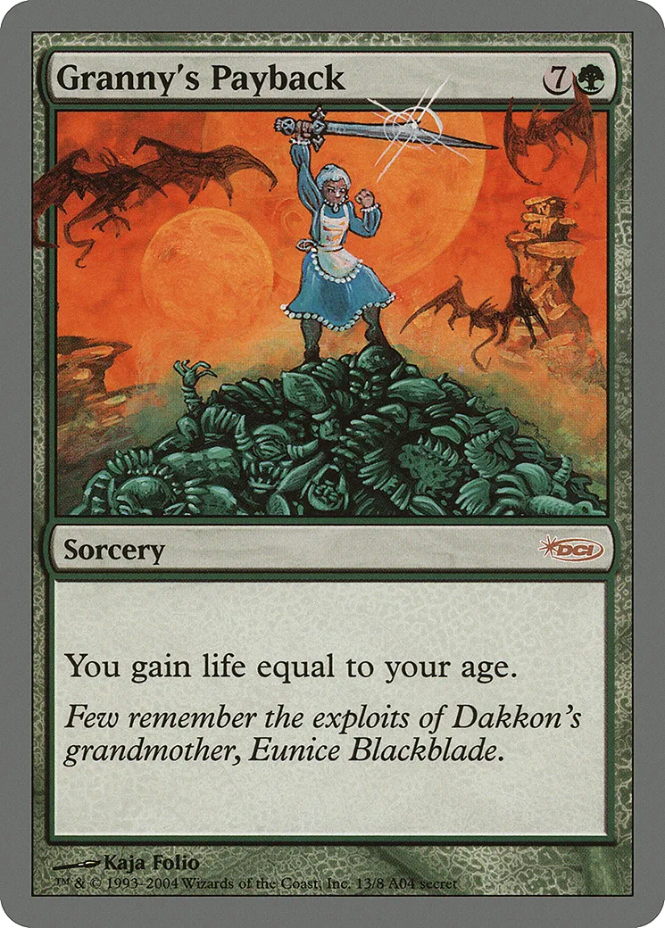 Granny's Payback — Arena League 2004 — Magic: The Gathering