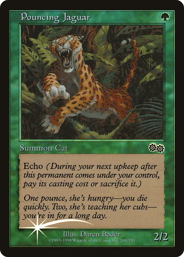 Pouncing Jaguar — Arena League 1999 — Magic: The Gathering