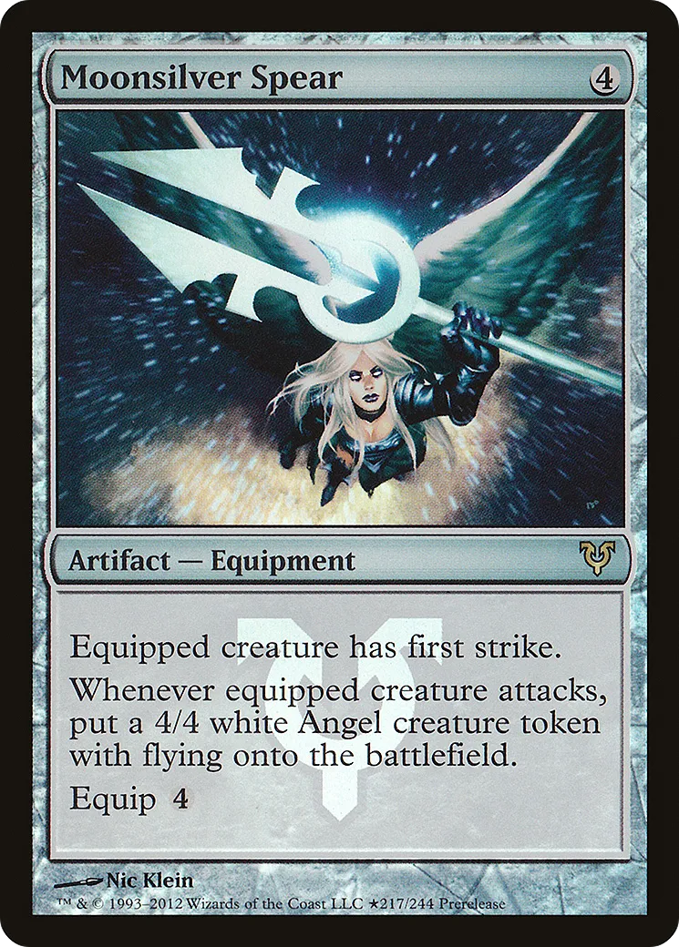 Moonsilver Spear — Avacyn Restored Promos — Magic: The Gathering