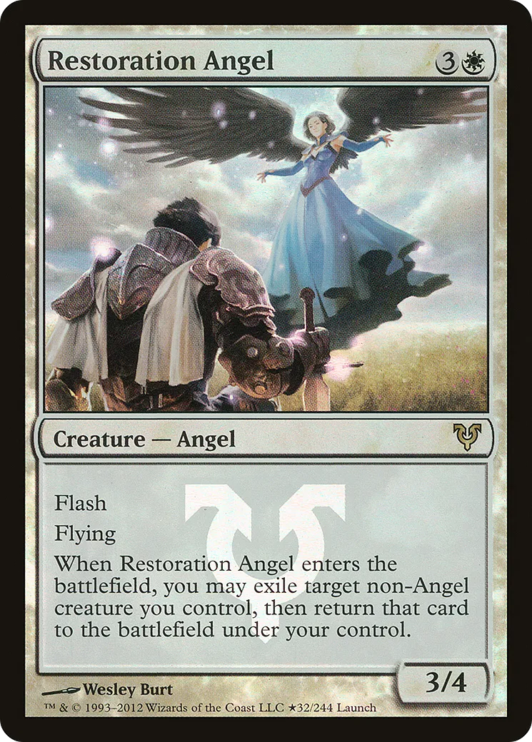 Restoration Angel — Avacyn Restored Promos — Magic: The Gathering