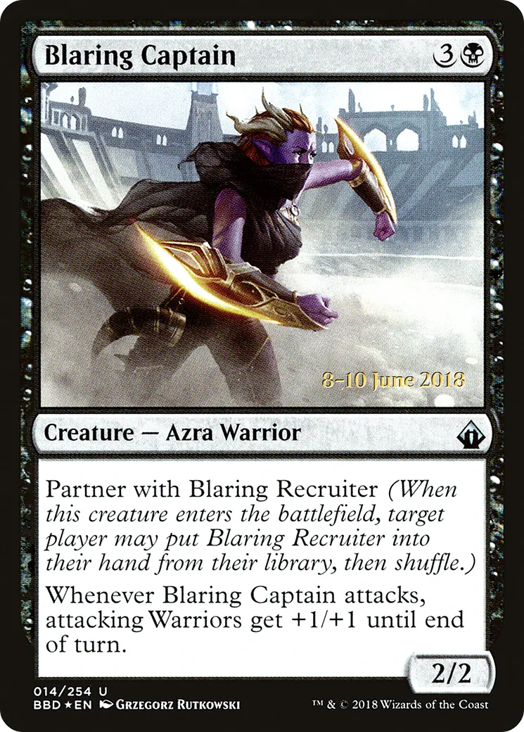 Blaring Captain — Battlebond Promos — Magic: The Gathering