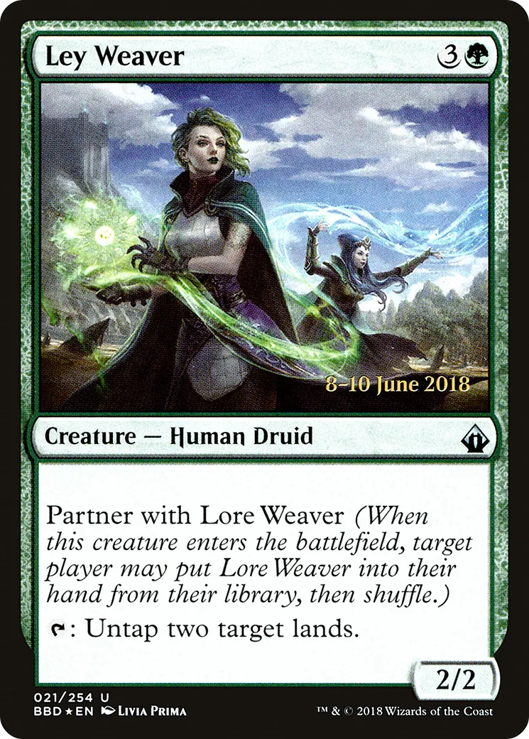 Ley Weaver — Battlebond Promos — Magic: The Gathering