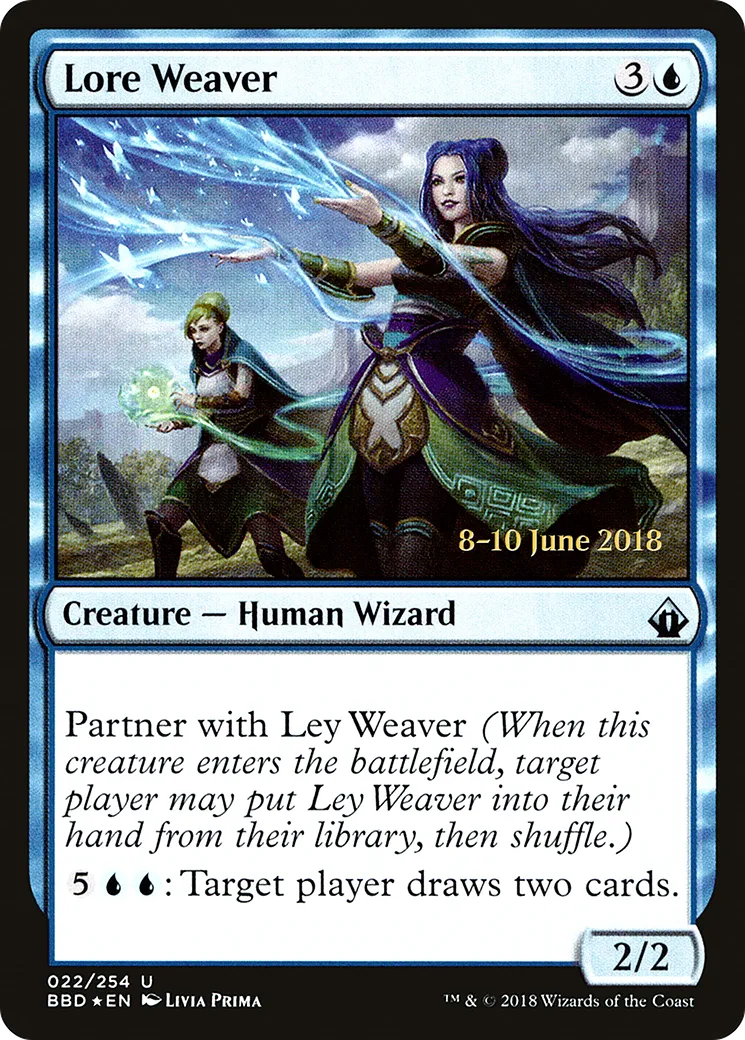 Lore Weaver — Battlebond Promos — Magic: The Gathering