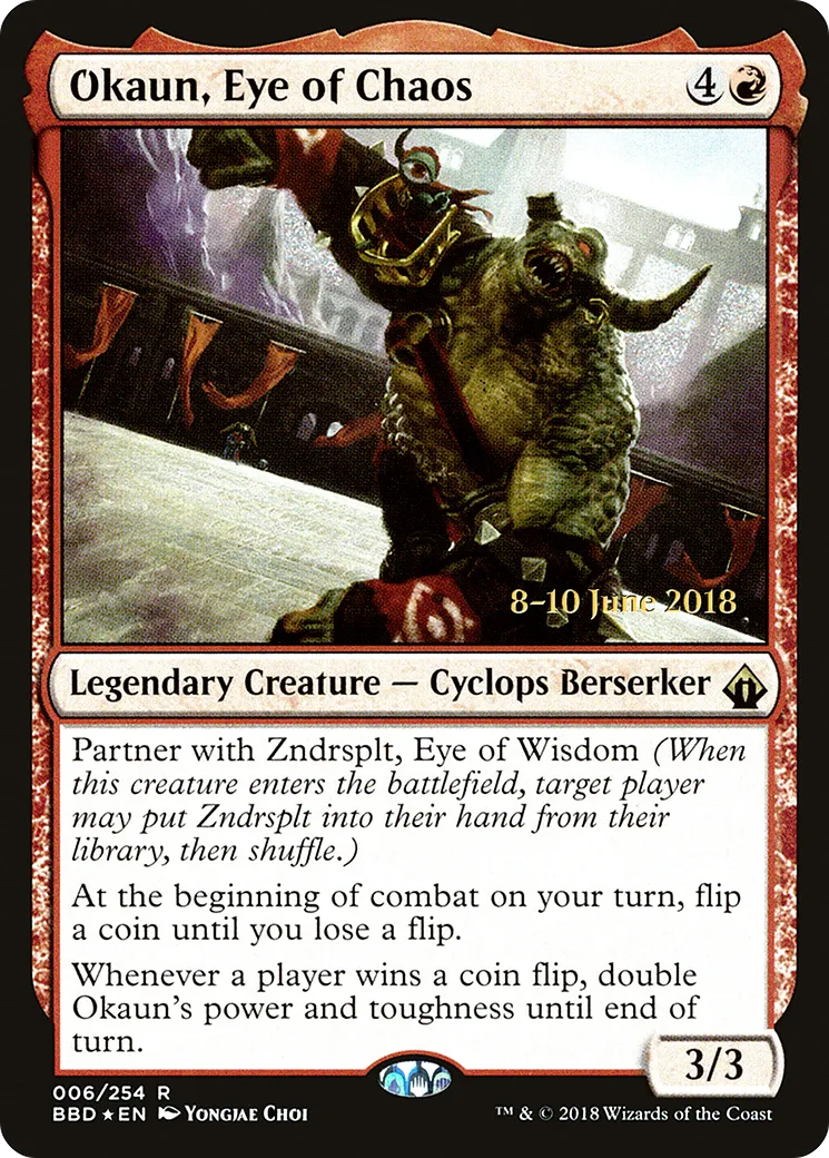 Okaun, Eye of Chaos — Battlebond Promos — Magic: The Gathering