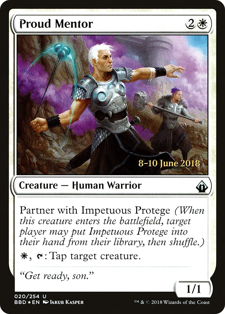Proud Mentor — Battlebond Promos — Magic: The Gathering