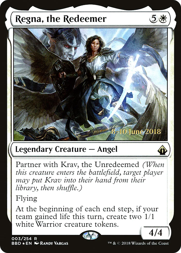 Regna, the Redeemer — Battlebond Promos — Magic: The Gathering