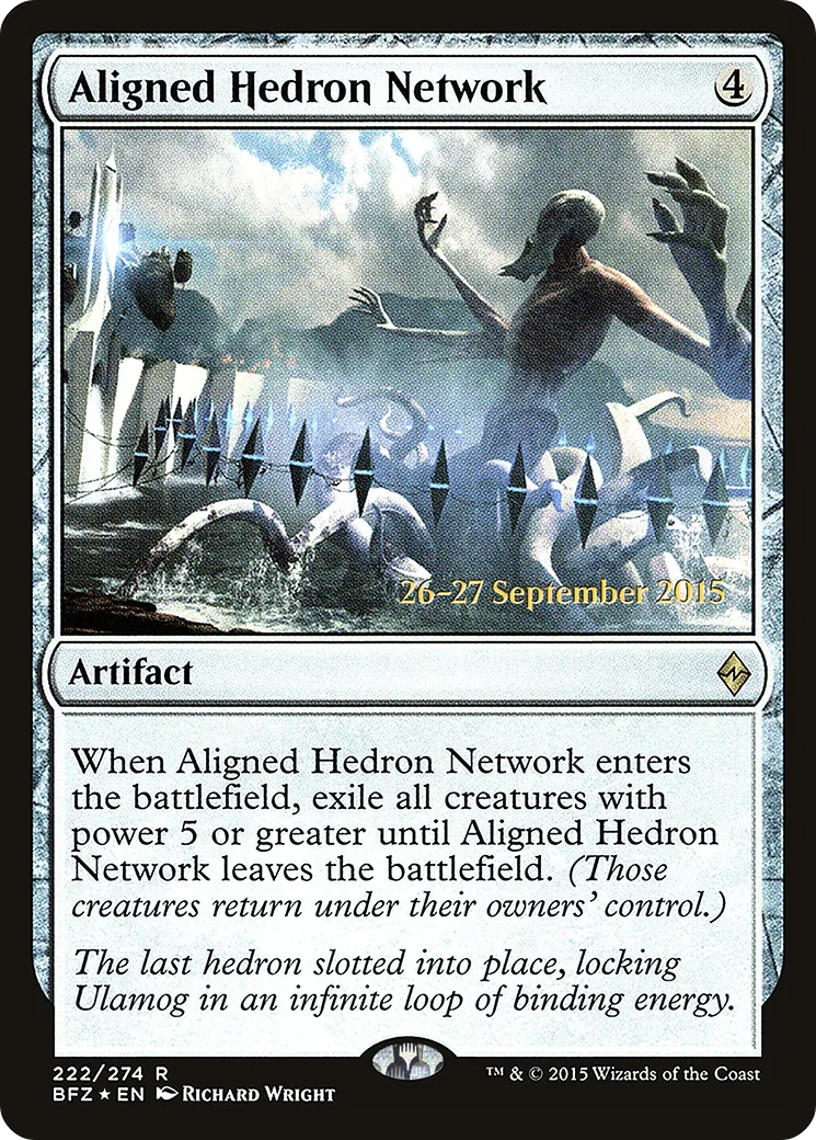 Aligned Hedron Network — Battle for Zendikar Promos — Magic: The Gathering