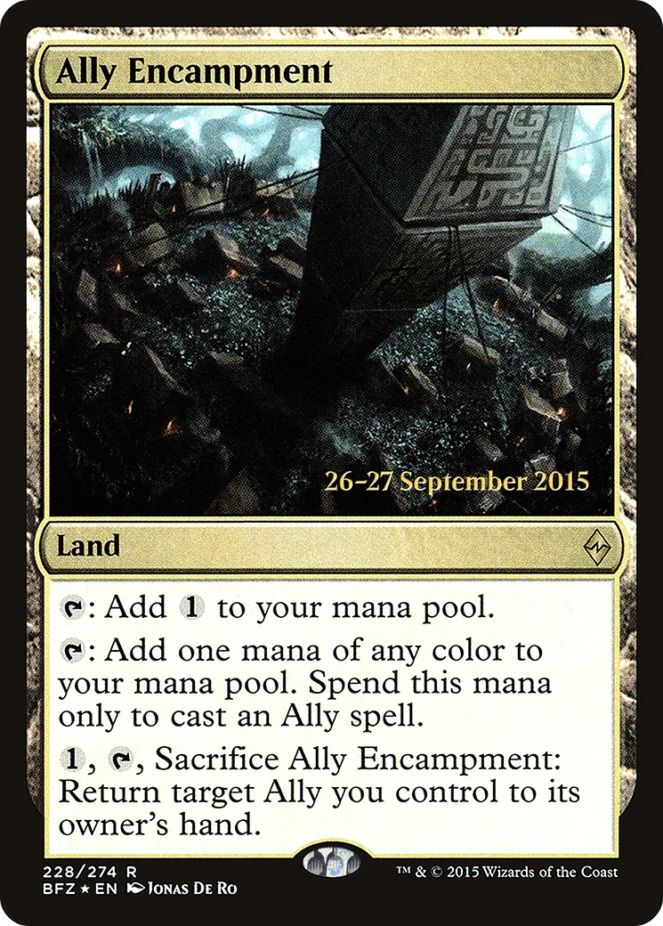 Ally Encampment — Battle for Zendikar Promos — Magic: The Gathering