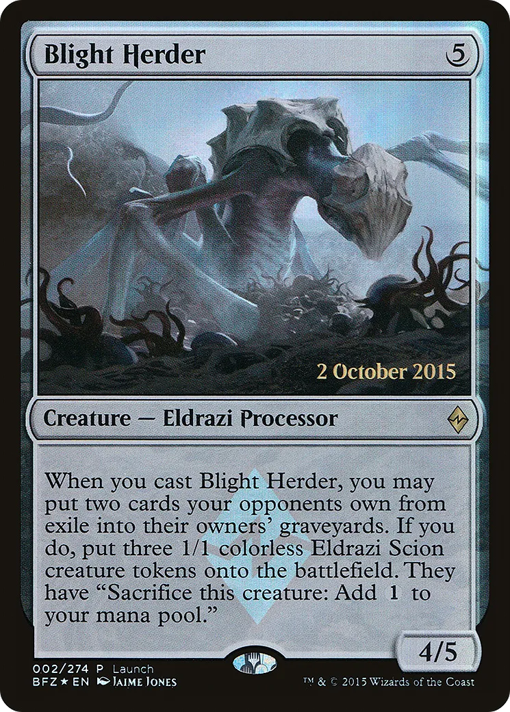 Berger du fléau from Battle for Zendikar Promos - Magic: The Gathering