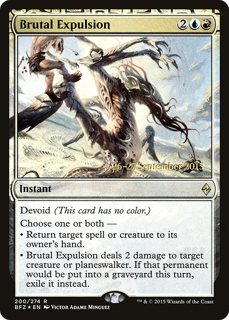 Brutal Expulsion — Battle for Zendikar Promos — Magic: The Gathering