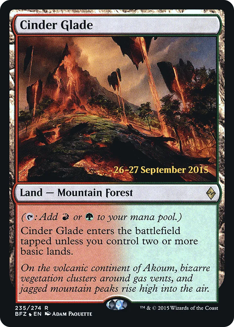 Clairière de scories — Battle for Zendikar Promos — Magic: The Gathering