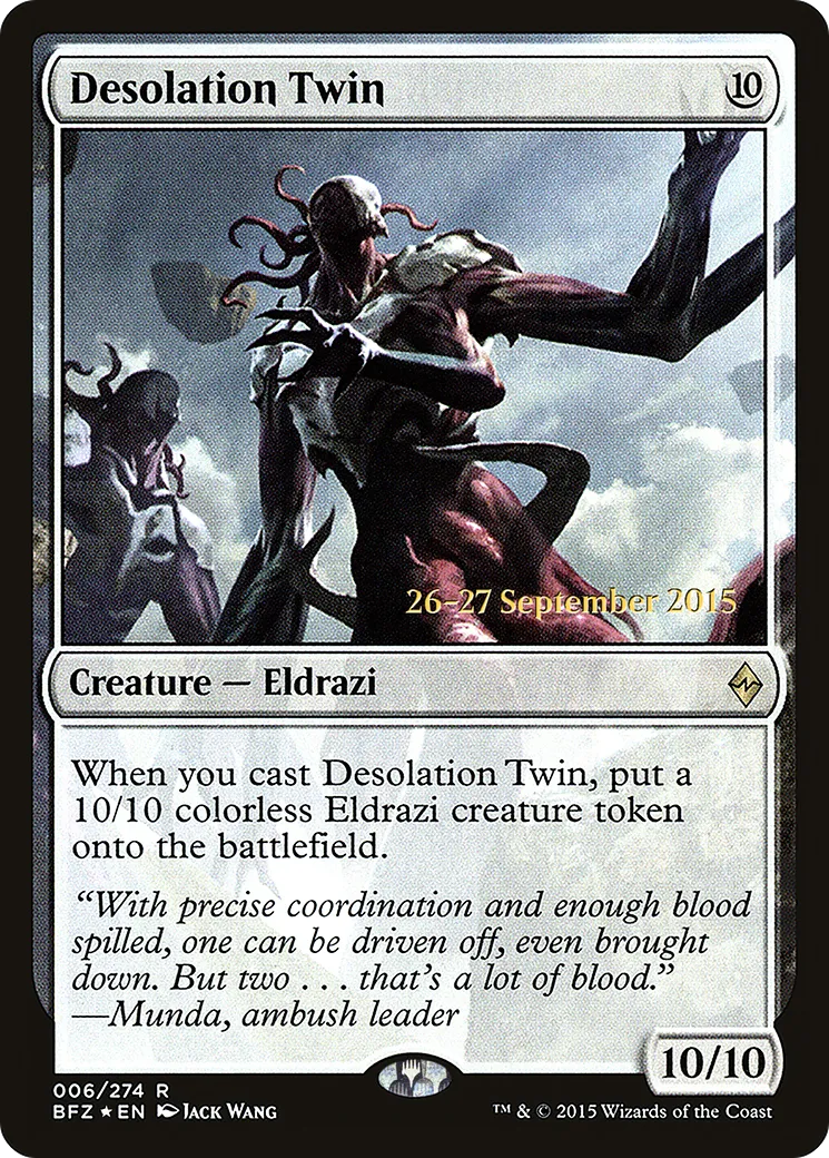 Desolation Twin — Battle for Zendikar Promos — Magic: The Gathering