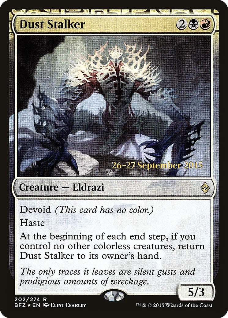 Dust Stalker — Battle for Zendikar Promos — Magic: The Gathering