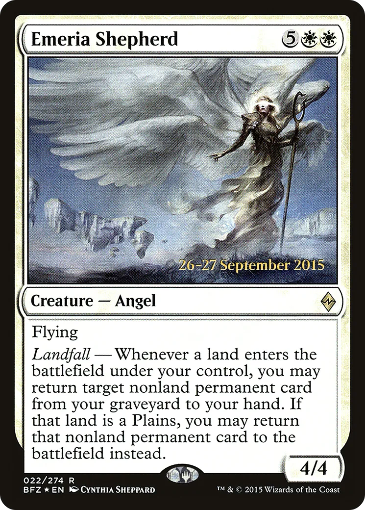Emeria Shepherd — Battle for Zendikar Promos — Magic: The Gathering