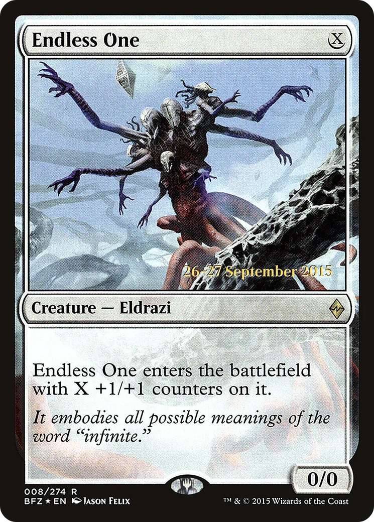 Endless One from Battle for Zendikar Promos - Magic: The Gathering