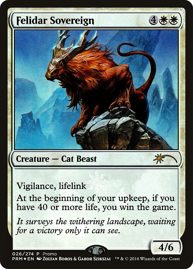 Felidar Sovereign — Battle for Zendikar Promos — Magic: The Gathering