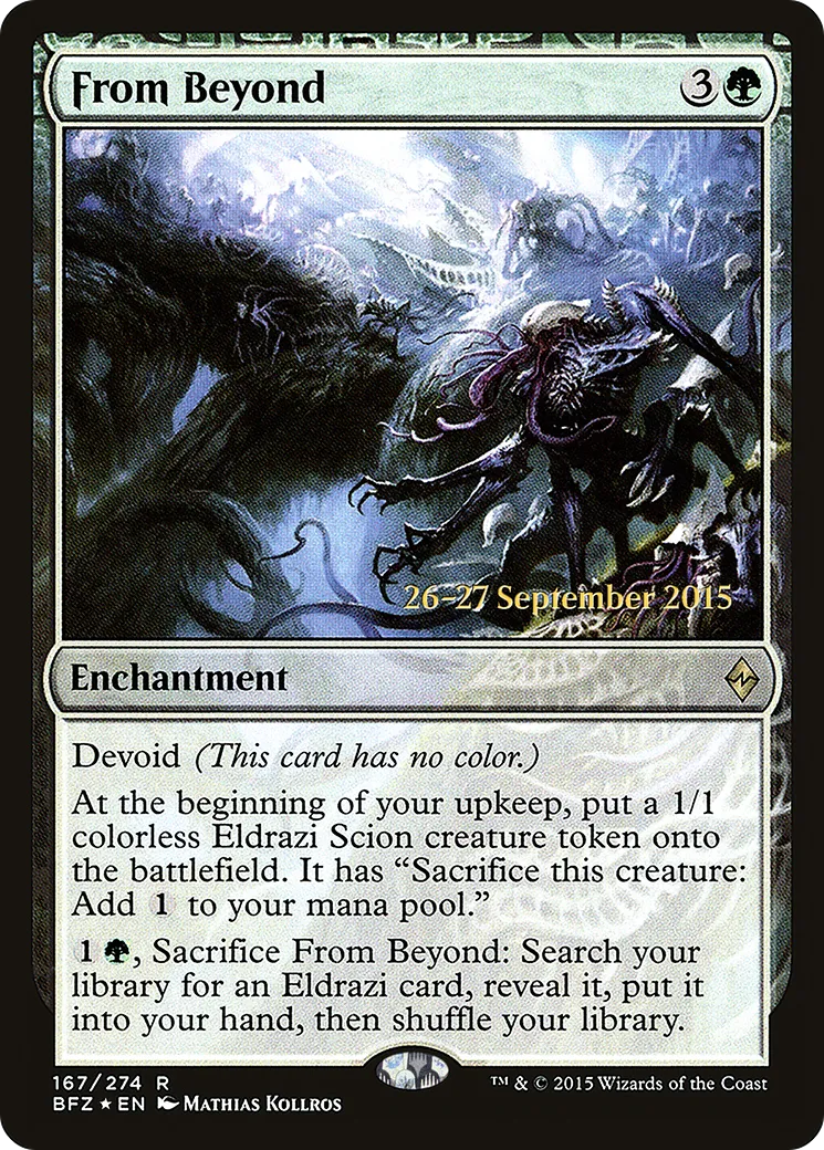 Aux portes de l'au-delà — Battle for Zendikar Promos — Magic: The Gathering