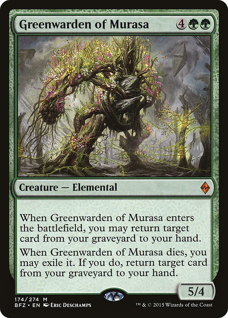 Greenwarden of Murasa — Battle for Zendikar Promos — Magic: The Gathering