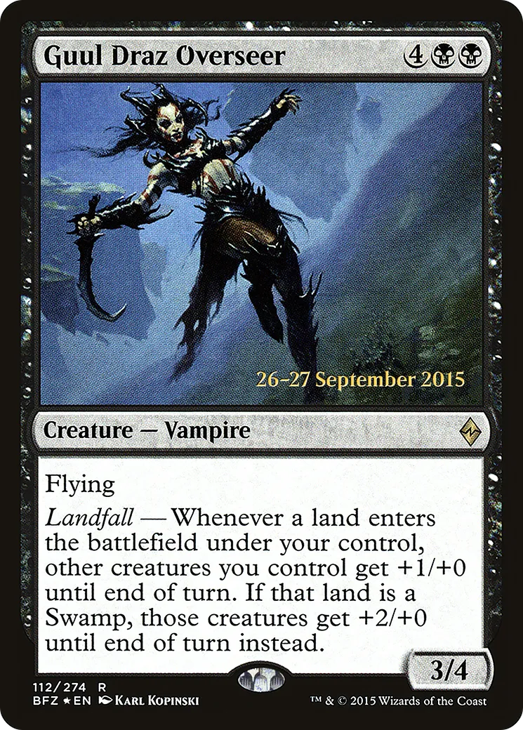 Brigadière de Guul Draz — Battle for Zendikar Promos — Magic: The Gathering