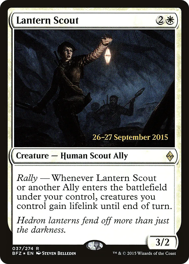 Lantern Scout — Battle for Zendikar Promos — Magic: The Gathering